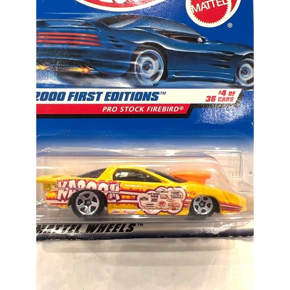 Hot Wheels 2000 First Editions 4 of 36 Collectable Car Pro Stock Firebird Box Da - Picture 2 of 11